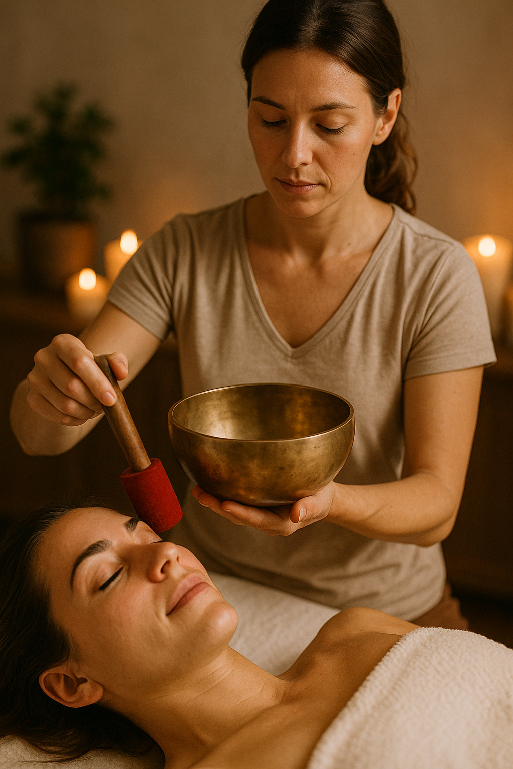 Massage et bols chantants